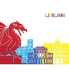 Ljubljana Skyline Pop