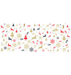 Merry Christmas Elements In Decorative Background