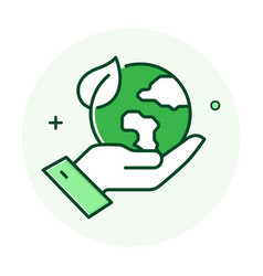 Planet Conservation Icon Design