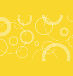 Yellow Background With Circle Shapes