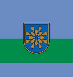 Flag Of Saldus Municipality In Courland In Latvia