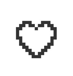 Heart Pixelated Ui Icon