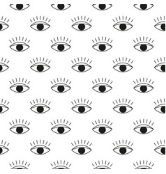 Seamless Pattern With Seeing Eyes