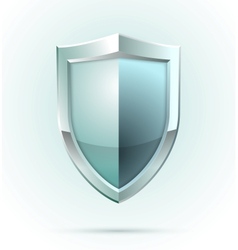 Empty shield Royalty Free Vector Image - VectorStock