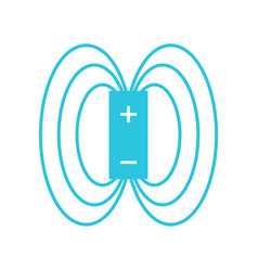 Electromagnetic Field From Blue Icon Set