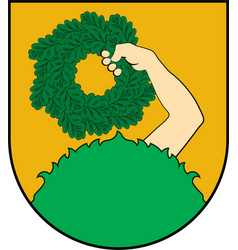 Coat Of Arms Of Talsi Town In Courland In Latvia