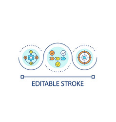 Process Management Loop Concept Icon