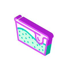 Daily Dose Of Spirulina Isometric Icon