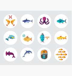 Fish Icon Set