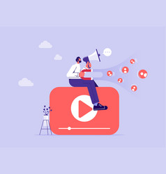 Video Marketing Online Concept