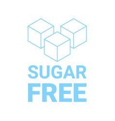 Sugar Free Icon Cube Refined Sign No