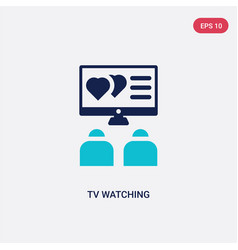 Two Color Tv Watching Icon From Love Wedding