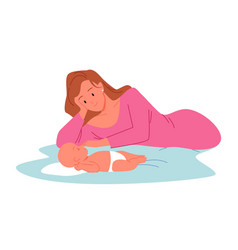 Baby Sleeps Breastfeeding Lactation Happy