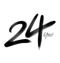 24 Years Anniversary Celebration Template