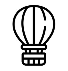 Air Balloon Relax Icon Outline