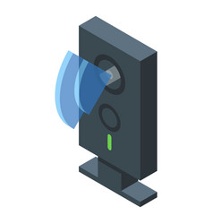 Drive Sensor Icon Isometric Car Traffic