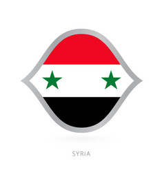 Syria National Team Flag In Style