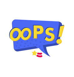 Oops Bubble Icon Image