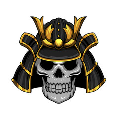 Samurai Skull Graphic Character