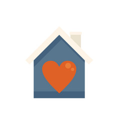 House Charity Icon Flat Web Help