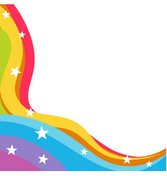 Rainbow Corner Background For Banner