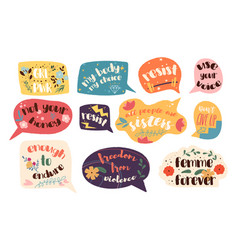 Femme Stickers Set