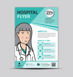 Hospital Flyer Template-brochure Cover Medical