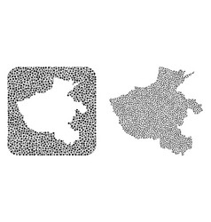 Map Henan Province - Dotted Collage