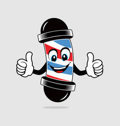 Barbershop Mascot Character