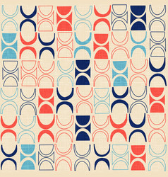 Seamless retro mid century modern pattern Vector Image