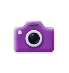 Camera Icon 3d Style Photo Minimal