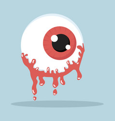 Human Red Eye Ball Isolated