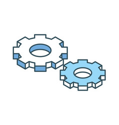 Isometric Gears Icon