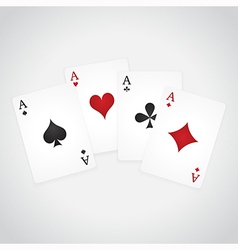 Four aces Royalty Free Vector Image - VectorStock