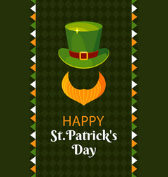 Happy Saint Patrick S Day Greeting Poster Faceless