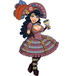 Sexy Steampunk Pirate Girl