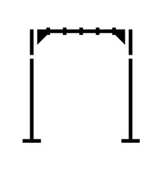 Monkey Bars Park Outdoor Kid Play Glyph Icon