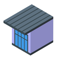 Sea Bungalow Icon Isometric Beach House