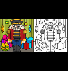 Nutcracker Coloring Page Colored