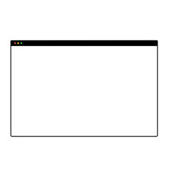 Browser Window Web Mockup Black And White