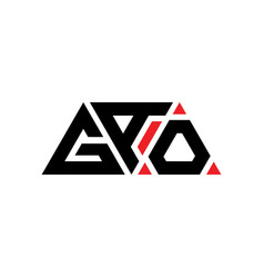 Gao Triangle Letter Logo Design With Triangle