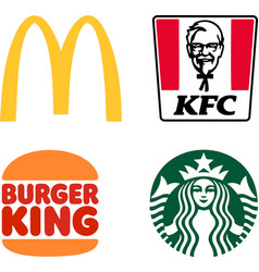 Mcdonalds Kfc Starbucks Burger King Logos Popular