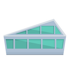 Window Glass Villa Icon Cartoon House