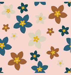 Flowers Fashion Pattern On Pink