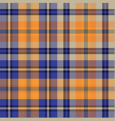 Orange Ombre Plaid Textured Seamless Pattern