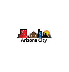 Arizona City Logo Concept Icon Element