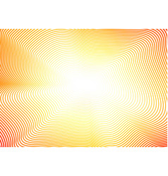 Bright Red Orange Yellow Border Pattern Wavy Line