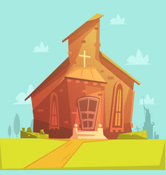 Church Cartoon Background