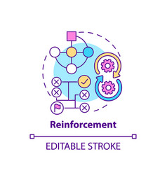 Reinforcement Concept Icon