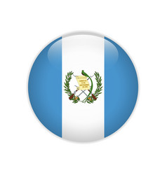 Guatemala Flag On Button